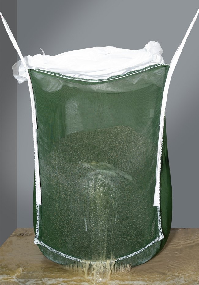 filtering big bags - draining bags